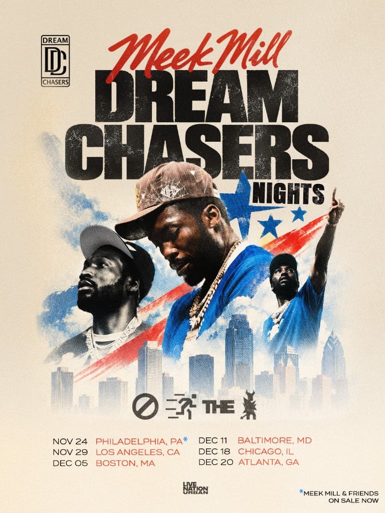Meek Mill Dream Chasers Nights tour poster
